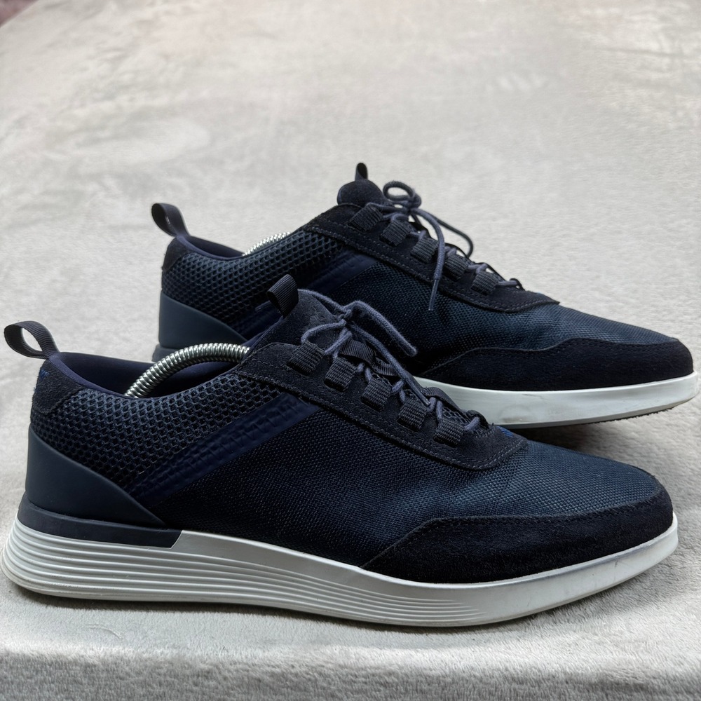 Wolf & Shepherd Shoes Men's 10.5 Crossover Victory Trainer Navy Hybrid Sneakers